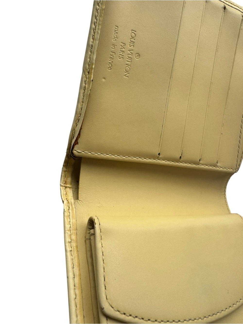 Louis Vuitton Vanilla Epi Compact Wallet Preloved Fair Condition - Picture 6 of 7